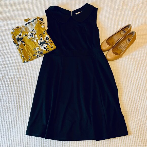 Ann Taylor Factory Sweater & Tank Set in Gold/Black (L) Gently Used/No Flaws - Picture 6 of 10